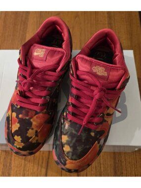 NIB FZ1291-600 The Wizard of Oz Nike SB Dunk Low Poppy Field MENS SZ 9.5